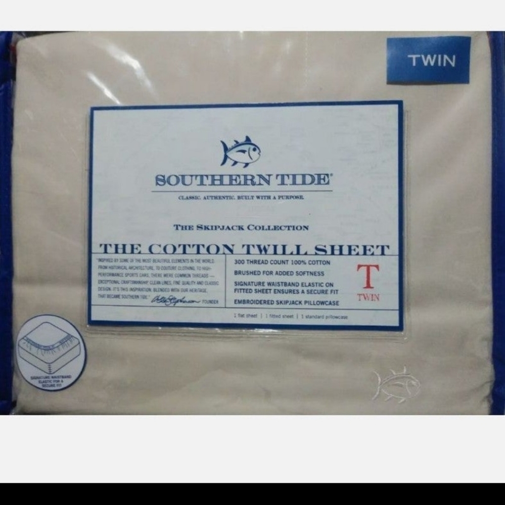 New Southern Tide 4 Twin Size Sheet Sets 300 Thread count - Picture 4 of 10